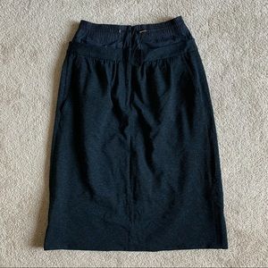 Toni Double Waist Overlay Skirt